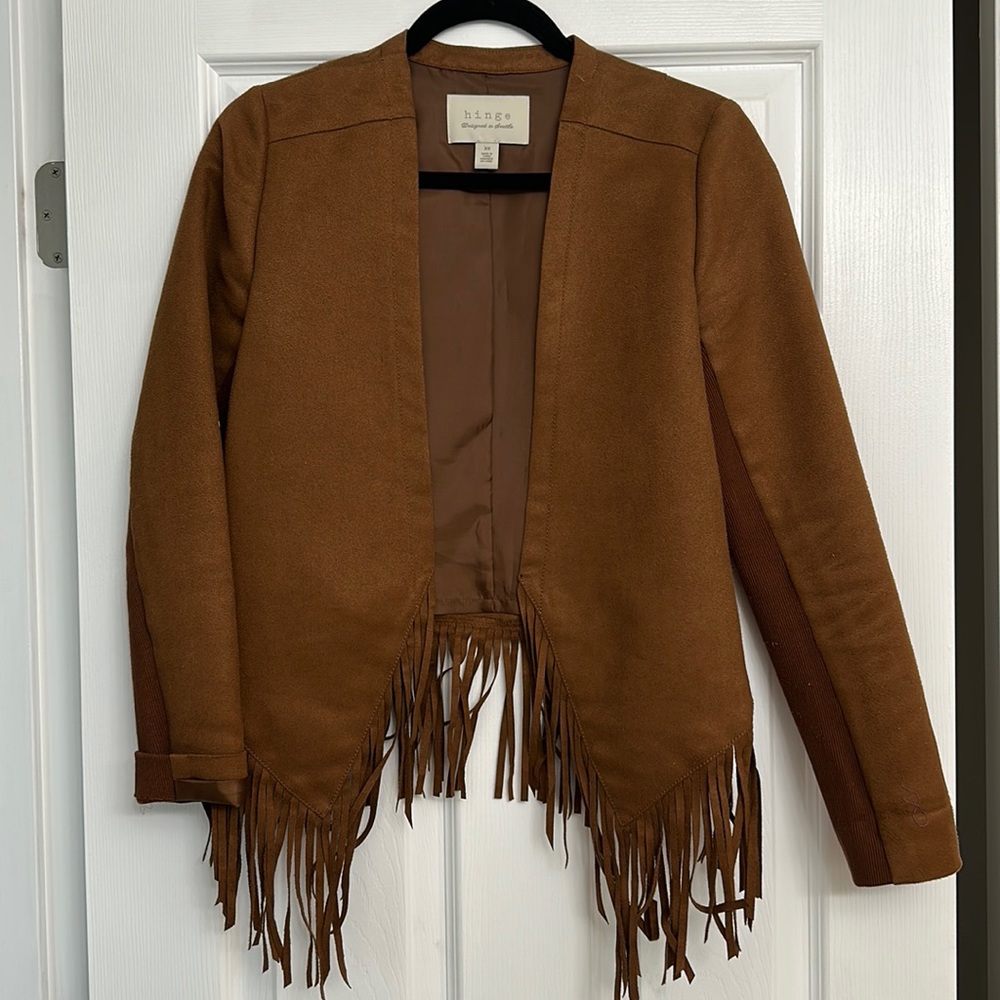 Hinge Fringe Blazer